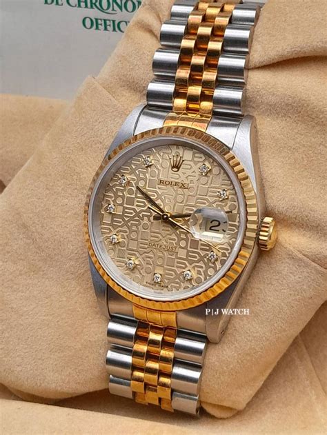 rolex twotone